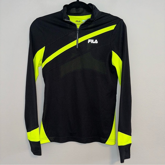 FILA - Sport Mesh Running Half Zip Pullover - Picture 1 of 8